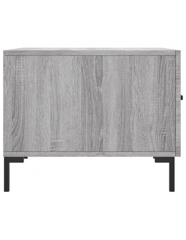 Tavolini Salotto 2pz Grigio Sonoma 50x50x40cm Legno Multistrato