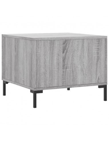 Tavolini Salotto 2pz Grigio Sonoma 50x50x40cm Legno Multistrato