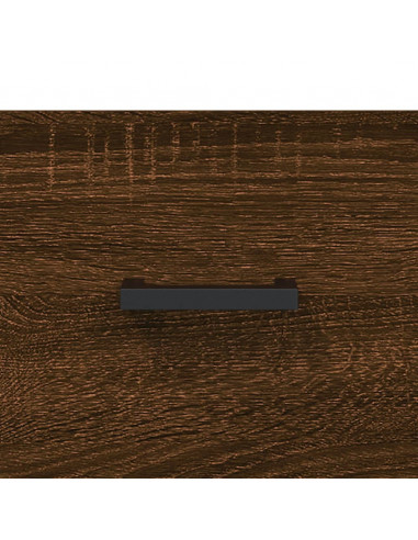 Tavolini Salotto 2 pz Rovere Marrone 50x50x40 Legno Multistrato