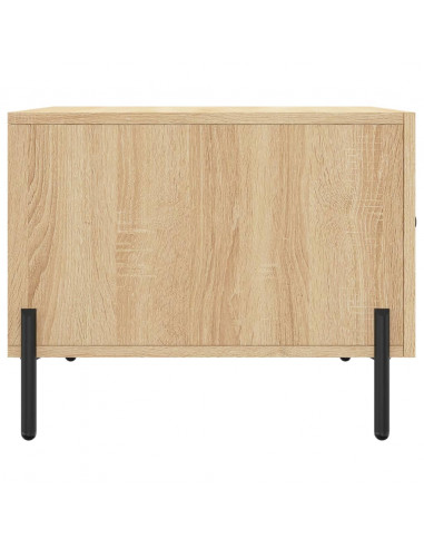 Tavolini Salotto 2pz Rovere Sonoma 50x50x40cm Legno Multistrato