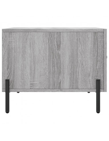 Tavolini Salotto 2pz Grigio Sonoma 50x50x40cm Legno Multistrato