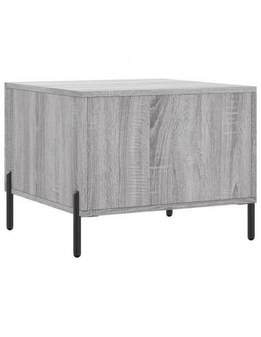 Tavolini Salotto 2pz Grigio Sonoma 50x50x40cm Legno Multistrato