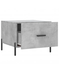 Tavolini Salotto 2pz Grigio Cemento 50x50x40 Legno Multistrato 2
