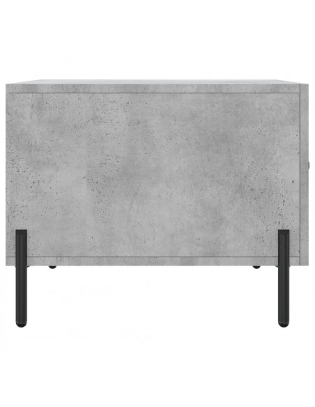 Tavolini Salotto 2pz Grigio Cemento 50x50x40 Legno Multistrato