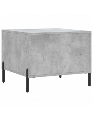 Tavolini Salotto 2pz Grigio Cemento 50x50x40 Legno Multistrato
