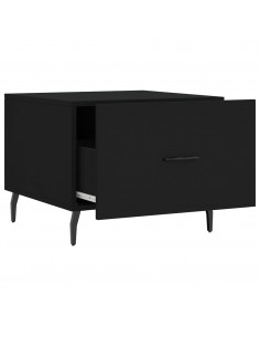 Tavolini da Salotto 2 pz Neri 50x50x40 cm in Legno Multistrato 2