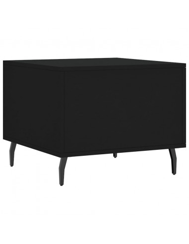 Tavolini da Salotto 2 pz Neri 50x50x40 cm in Legno Multistrato