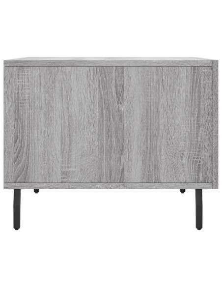 Tavolini Salotto 2pz Grigio Sonoma 50x50x40cm Legno Multistrato