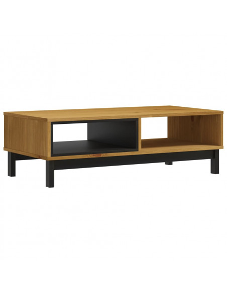 Tavolino da Salotto FLAM 100x50x32,5 cm Legno Massello di Pino