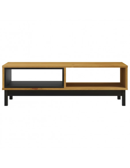 Tavolino da Salotto FLAM 100x50x32,5 cm Legno Massello di Pino