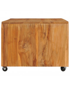 Tavolino da Salotto 110x60x40 cm in Legno Massello di Teak 2