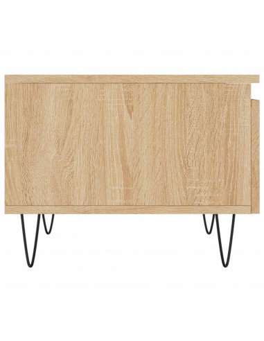 Tavolini Salotto 2pz Rovere Sonoma 50x46x35cm Legno Multistrato