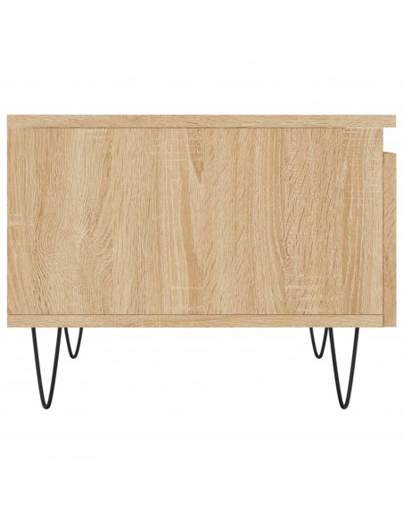 Tavolini Salotto 2pz Rovere Sonoma 50x46x35cm Legno Multistrato