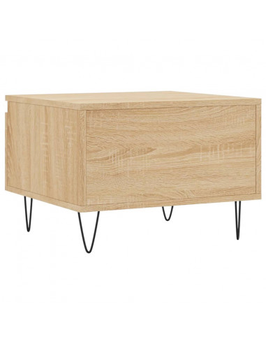Tavolini Salotto 2pz Rovere Sonoma 50x46x35cm Legno Multistrato