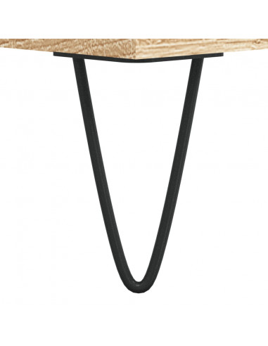 Tavolini Salotto 2pz Rovere Sonoma 50x46x35cm Legno Multistrato