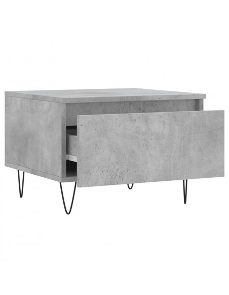 Tavolini Salotto 2pz Grigio Cemento 50x46x35 Legno Multistrato