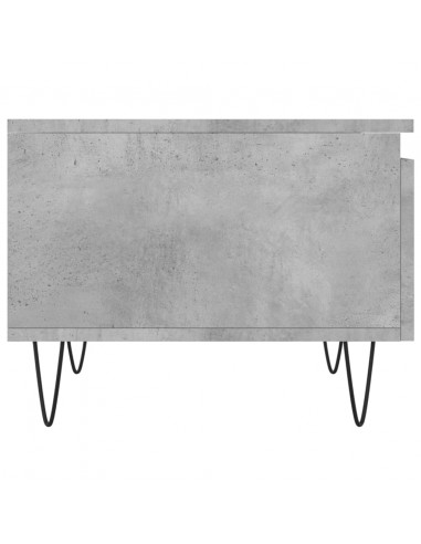 Tavolini Salotto 2pz Grigio Cemento 50x46x35 Legno Multistrato