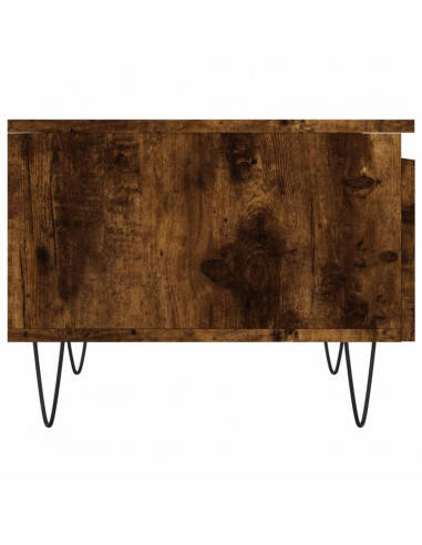 Tavolini Salotto 2pz Rovere Fumo 50x46x35 cm Legno Multistrato