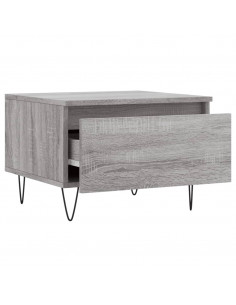 Tavolini Salotto 2pz Grigio Sonoma 50x46x35cm Legno Multistrato 2