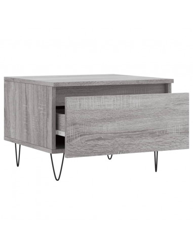 Tavolini Salotto 2pz Grigio Sonoma 50x46x35cm Legno Multistrato