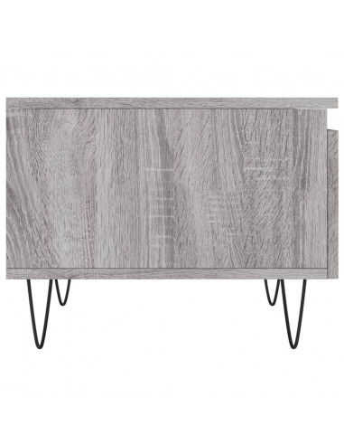 Tavolini Salotto 2pz Grigio Sonoma 50x46x35cm Legno Multistrato