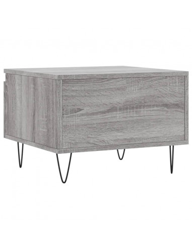Tavolini Salotto 2pz Grigio Sonoma 50x46x35cm Legno Multistrato