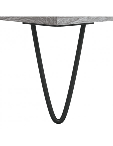 Tavolini Salotto 2pz Grigio Sonoma 50x46x35cm Legno Multistrato