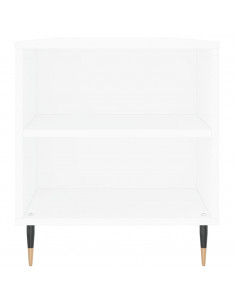 Tavolino da Salotto Bianco 102x44,5x50 cm in Legno Multistrato 2