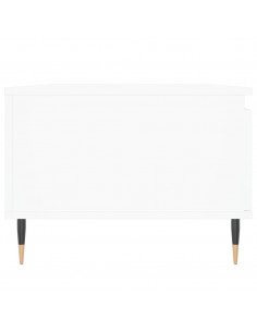 Tavolino da Salotto Bianco 90x50x36,5 cm in Legno Multistrato 2