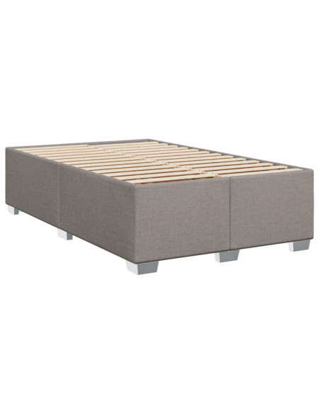 Giroletto a Molle con Materasso Tortora 90x190 cm in Tessuto