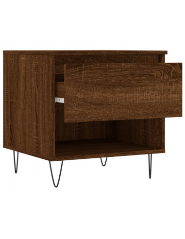 Tavolini Salotto 2pz Rovere Marrone 50x46x50 Legno Multistrato