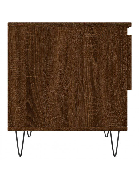 Tavolini Salotto 2pz Rovere Marrone 50x46x50 Legno Multistrato