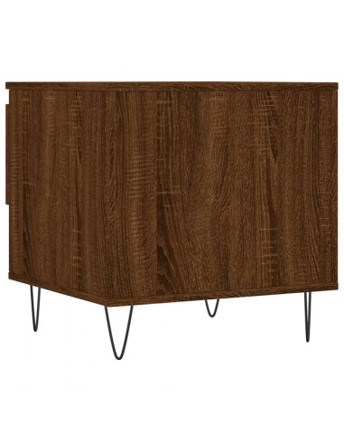 Tavolini Salotto 2pz Rovere Marrone 50x46x50 Legno Multistrato