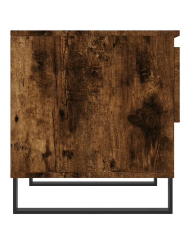 Tavolini Salotto 2pz Rovere Fumo 50x46x50 cm Legno Multistrato
