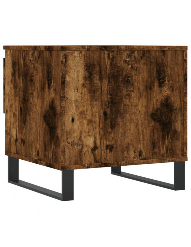 Tavolini Salotto 2pz Rovere Fumo 50x46x50 cm Legno Multistrato