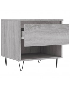 Tavolini Salotto 2pz Grigio Sonoma 50x46x50cm Legno Multistrato 2