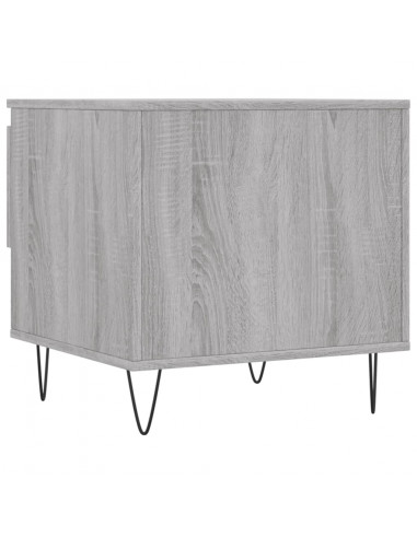 Tavolini Salotto 2pz Grigio Sonoma 50x46x50cm Legno Multistrato
