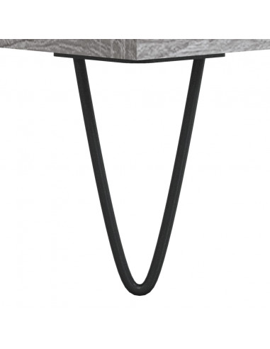 Tavolini Salotto 2pz Grigio Sonoma 50x46x50cm Legno Multistrato