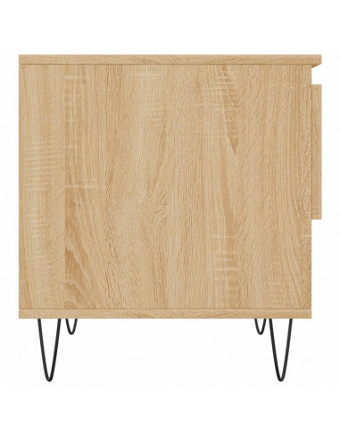 Tavolini Salotto 2pz Rovere Sonoma 50x46x50cm Legno Multistrato