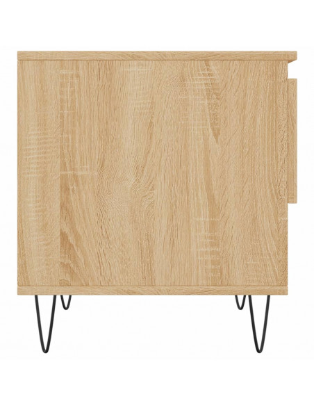 Tavolini Salotto 2pz Rovere Sonoma 50x46x50cm Legno Multistrato