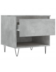 Tavolini Salotto 2pz Grigio Cemento 50x46x50 Legno Multistrato 2