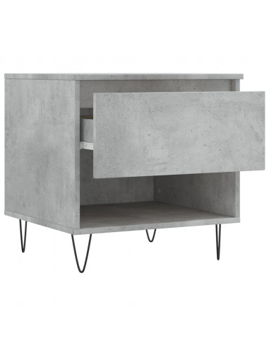 Tavolini Salotto 2pz Grigio Cemento 50x46x50 Legno Multistrato