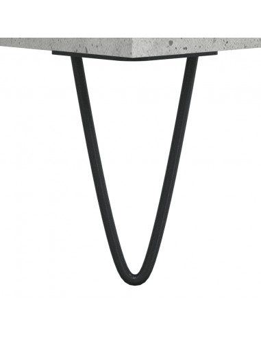 Tavolini Salotto 2pz Grigio Cemento 50x46x50 Legno Multistrato