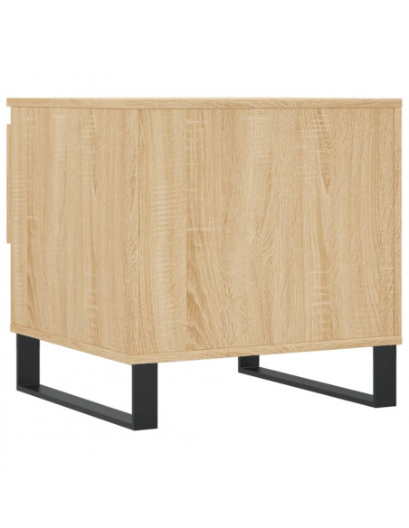 Tavolini Salotto 2pz Rovere Sonoma 50x46x50cm Legno Multistrato