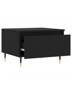 Tavolini da Salotto 2pz Neri 50x46x35 cm in Legno Multistrato 2