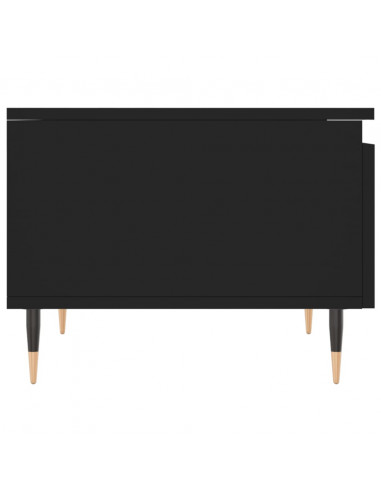 Tavolini da Salotto 2pz Neri 50x46x35 cm in Legno Multistrato