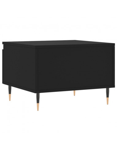 Tavolini da Salotto 2pz Neri 50x46x35 cm in Legno Multistrato