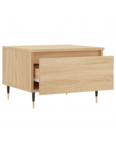 Tavolini Salotto 2pz Rovere Sonoma 50x46x35cm Legno Multistrato 2
