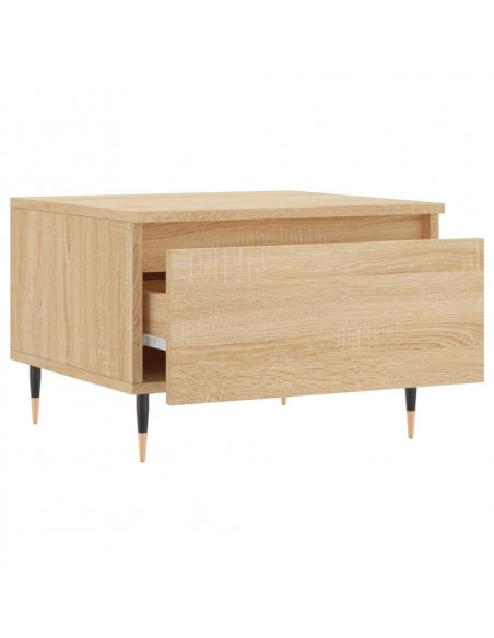 Tavolini Salotto 2pz Rovere Sonoma 50x46x35cm Legno Multistrato