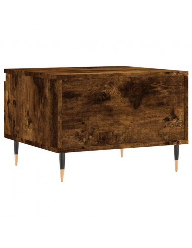 Tavolini Salotto 2pz Rovere Fumo 50x46x35 cm Legno Multistrato